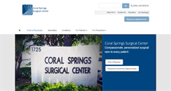 Desktop Screenshot of coralspringssurgicalcenter.com